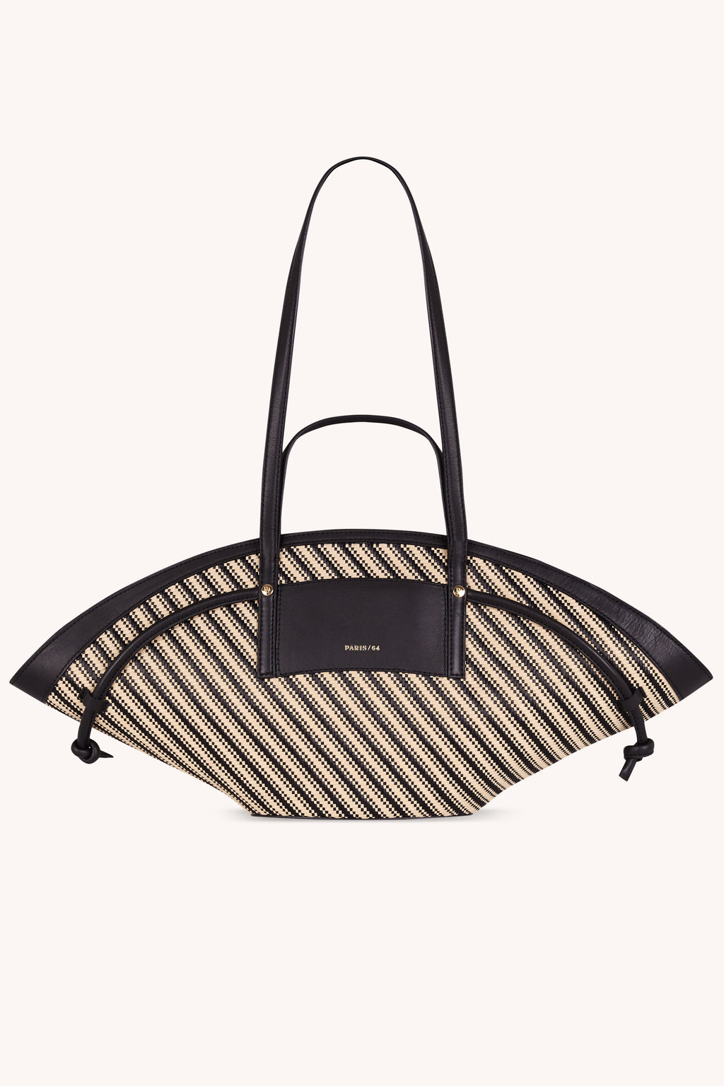 RIVIERE STRIPES BLACK BASKET