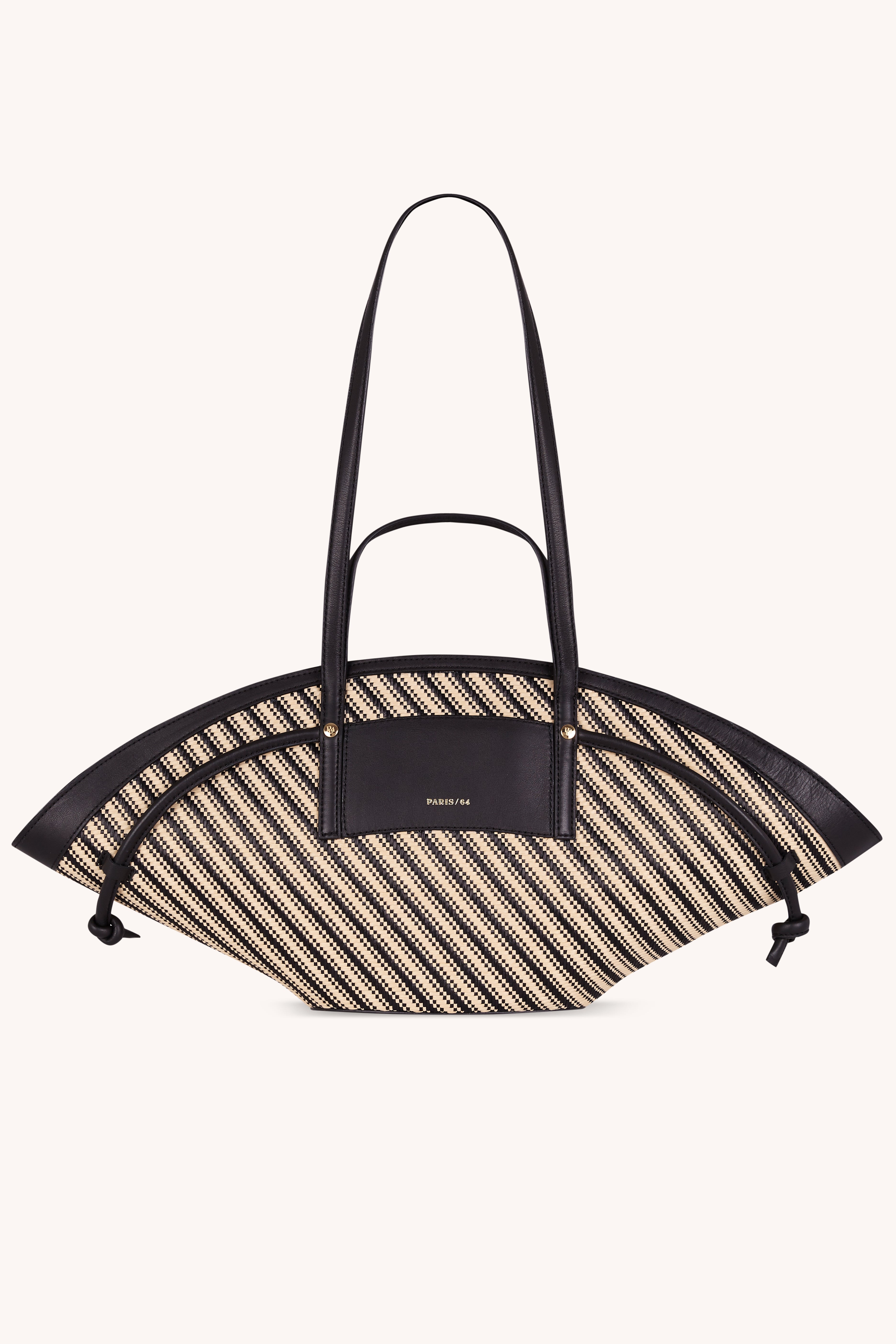 RIVIERE STRIPES BLACK BASKET